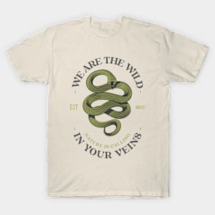 Nature Is Calling Wild Snake T-Shirt